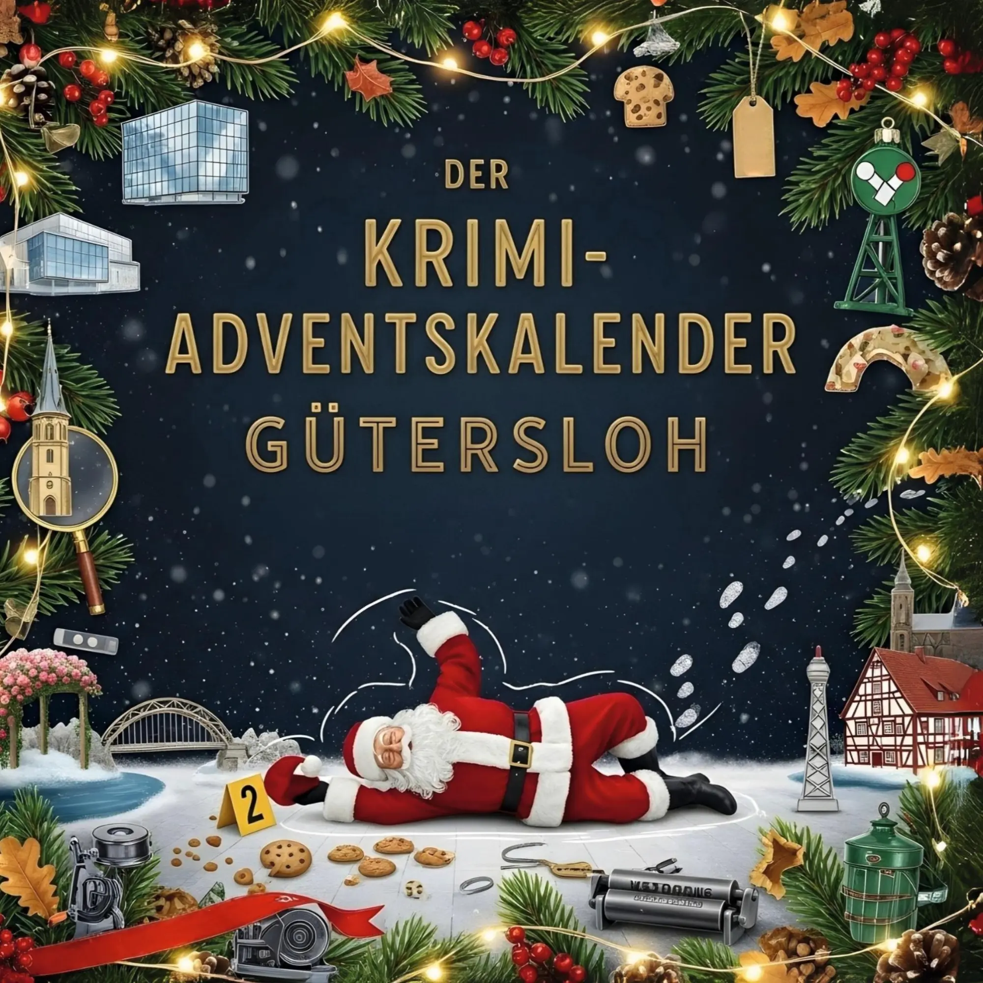 Cover: 9783695304608 | Der Krimi-Adventskalender Gütersloh | Mordsverdächtig in 24 Akten