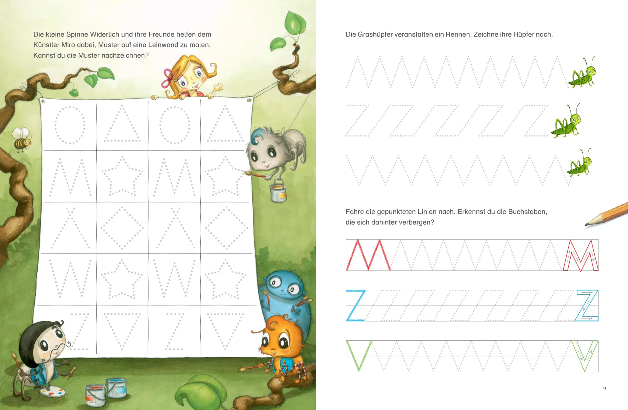 Bild: 9783833904608 | Die kleine Spinne Widerlich - Meine ersten Buchstaben | Diana Amft