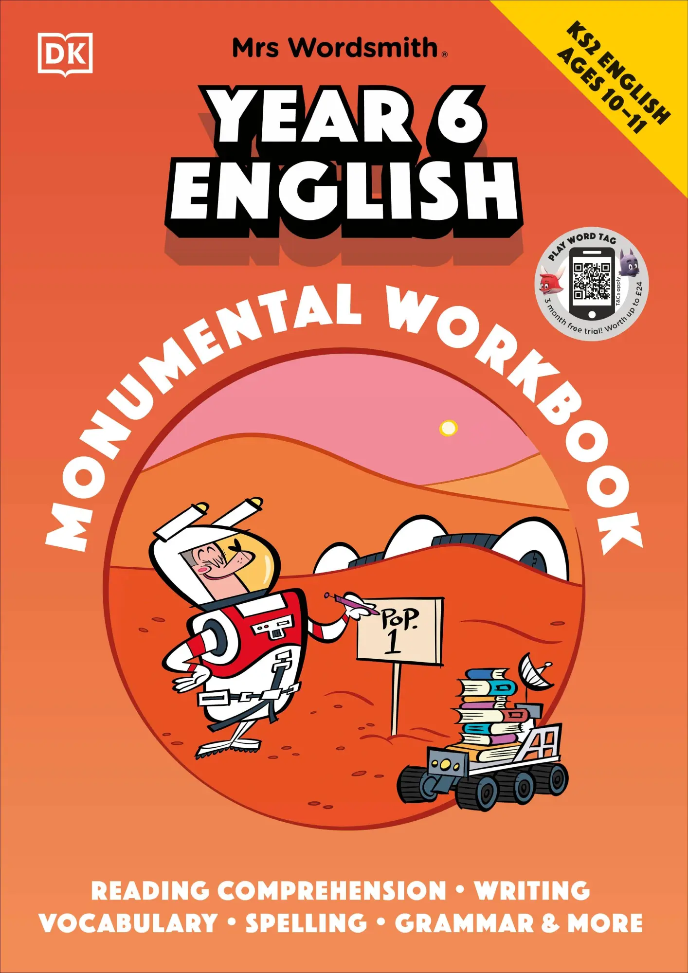 Cover: 9780241554708 | Mrs Wordsmith Year 6 English Monumental Workbook, Ages 10-11 (Key...