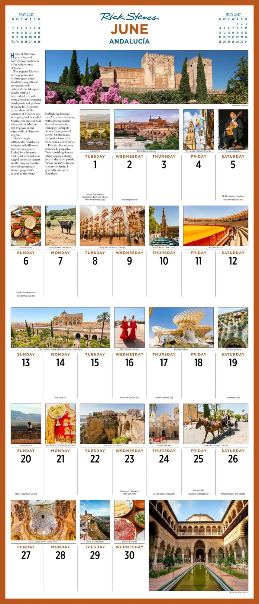 Bild: 9781523534708 | Rick Steves' Europe Picture-A-Day® Wall Calendar 2027 | Steves (u. a.)