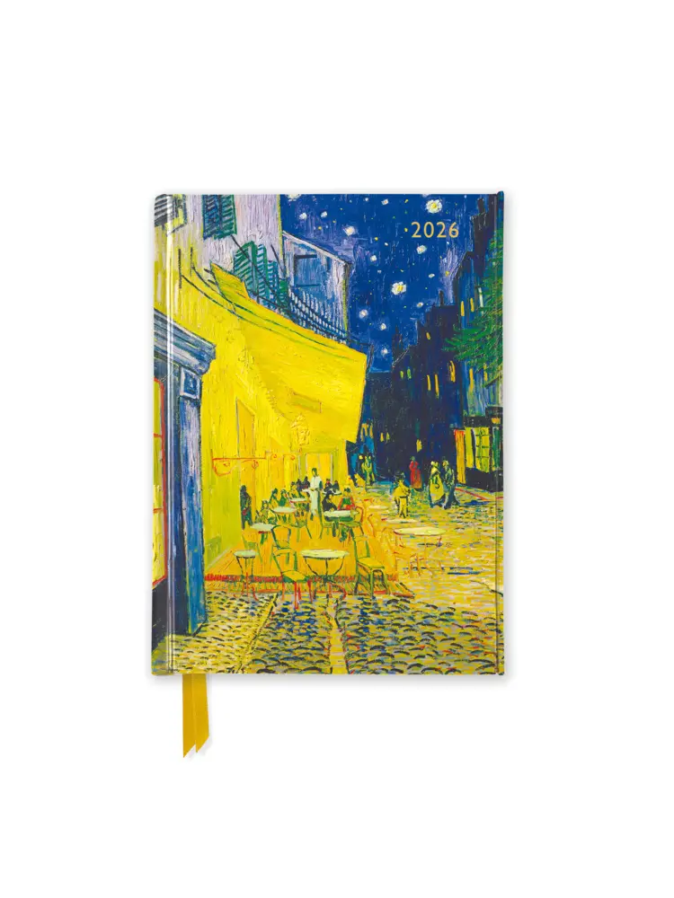 Cover: 9781835624708 | Vincent van Gogh - Café Terrace - Taschenkalender 2026 | Publishing