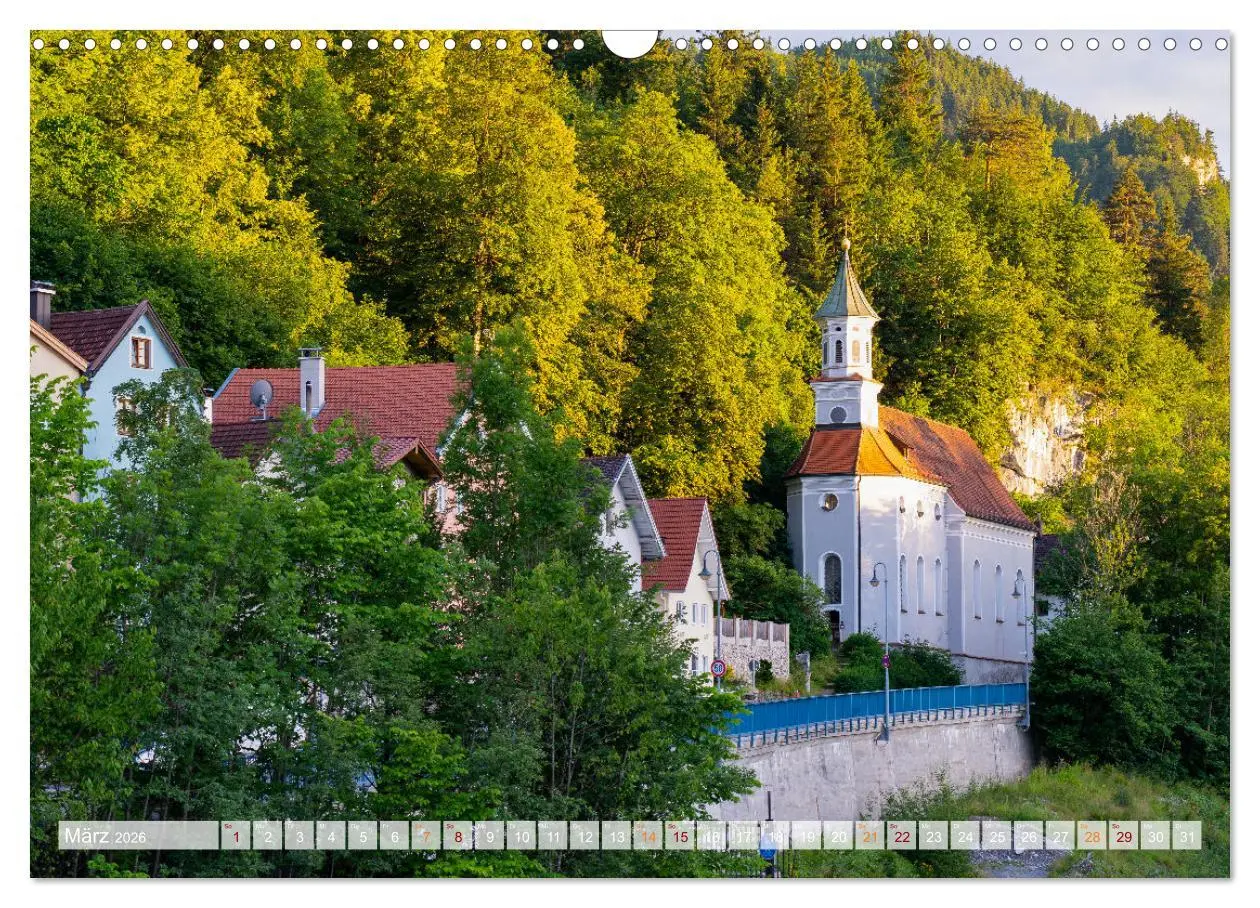 Bild: 9783457624708 | Füssen Impressionen (Wandkalender 2026 DIN A3 quer), CALVENDO...