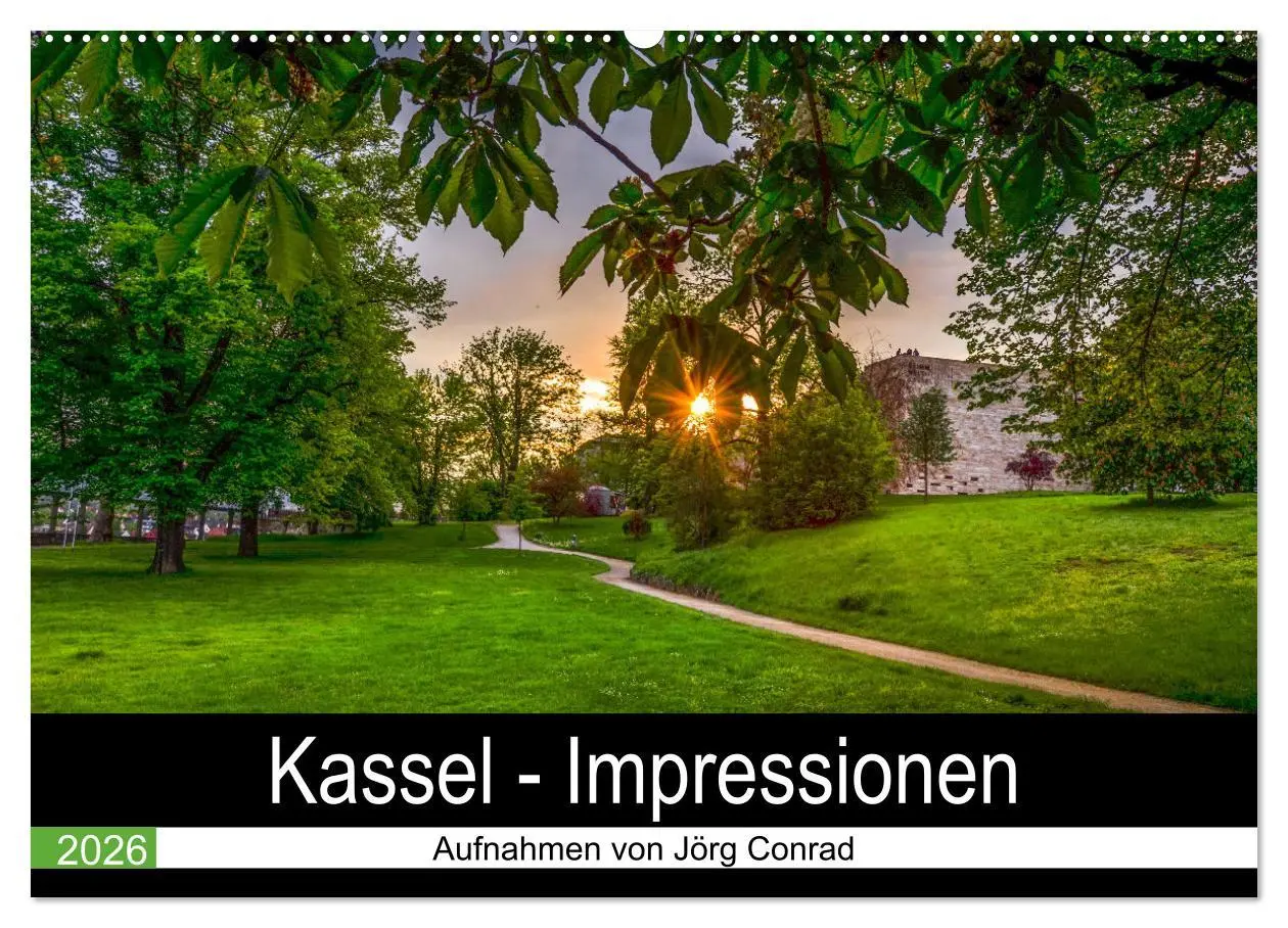 Cover: 9783457934708 | Kassel - Impressionen (Wandkalender 2026 DIN A2 quer), CALVENDO...