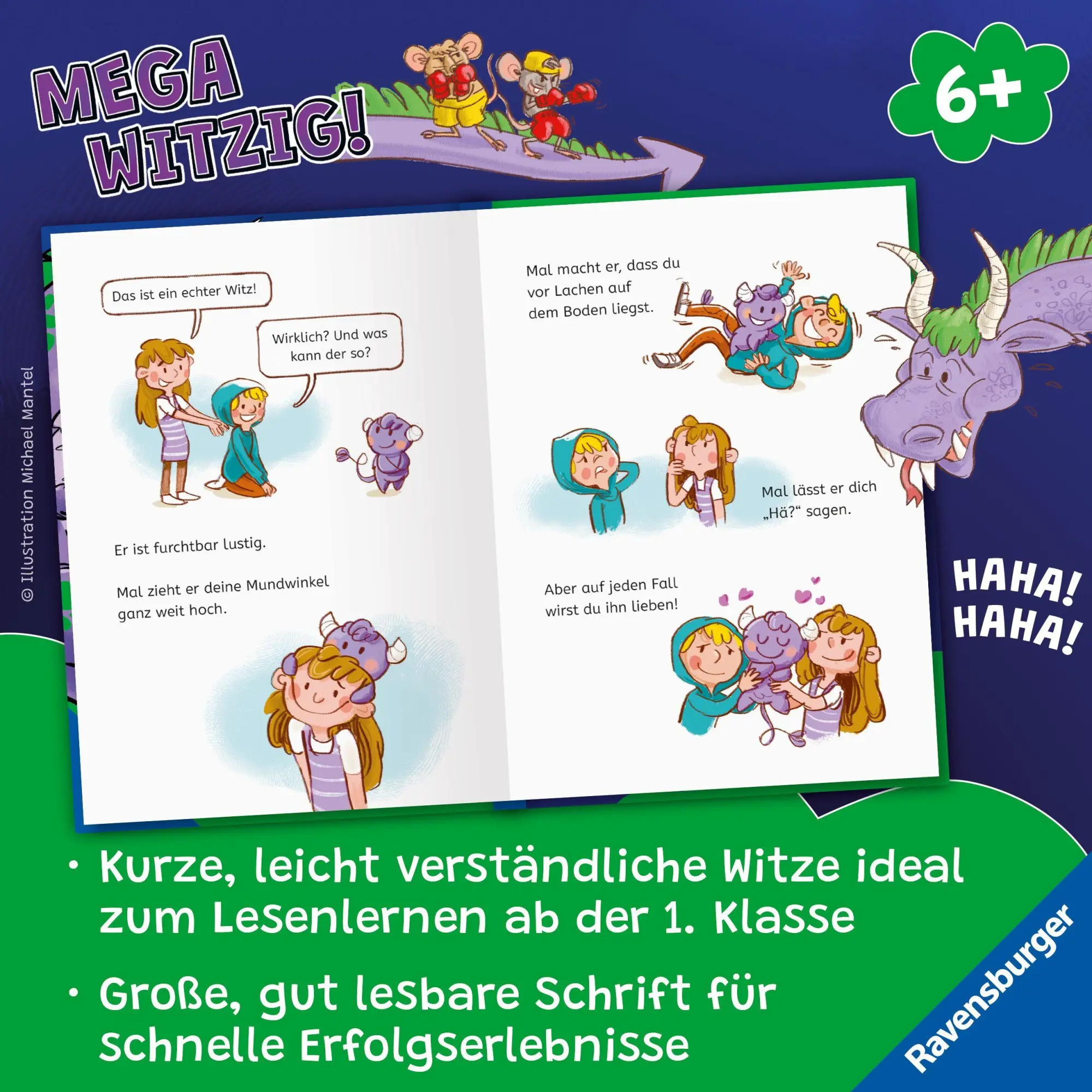Bild: 9783473464708 | Mega witzig! Die besten Witze für Erstleser | Michael Mantel | Buch