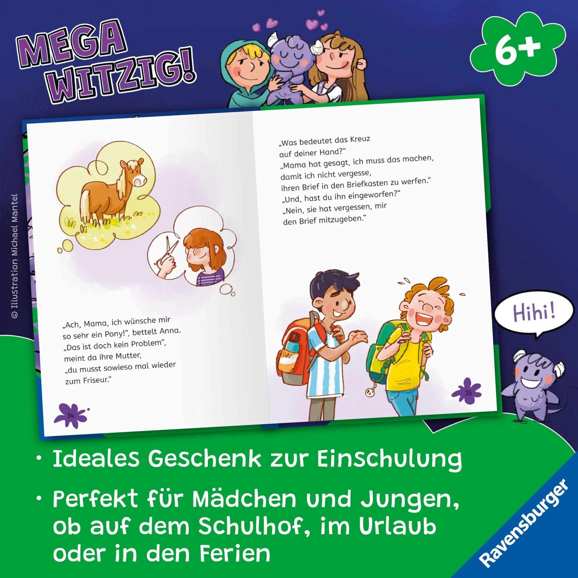 Bild: 9783473464708 | Mega witzig! Die besten Witze für Erstleser | Michael Mantel | Buch