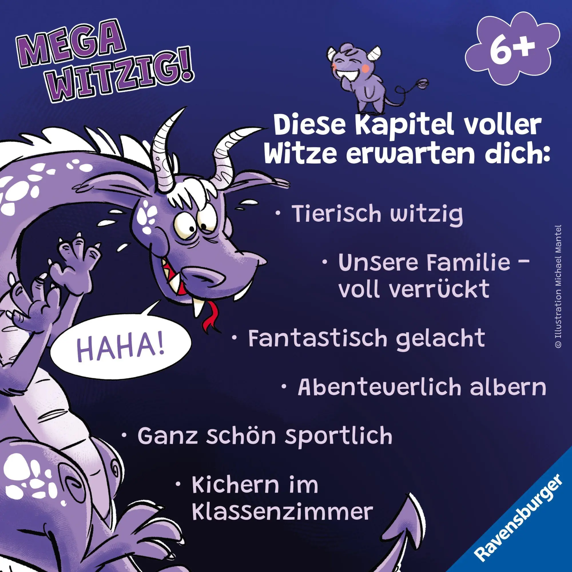 Bild: 9783473464708 | Mega witzig! Die besten Witze für Erstleser | Michael Mantel | Buch