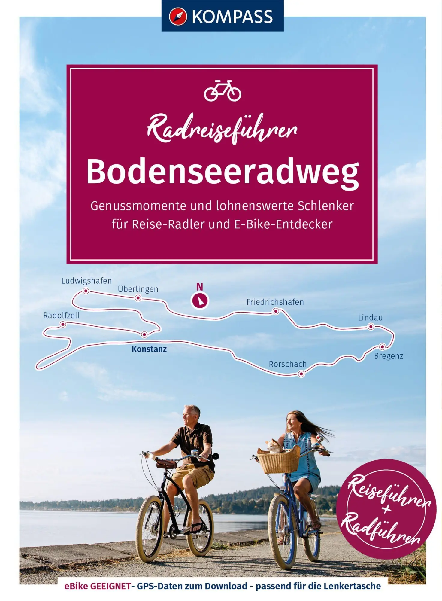 Cover: 9783991544708 | KOMPASS Radreiseführer Bodenseeradweg | Raphaela Moczynski | Buch