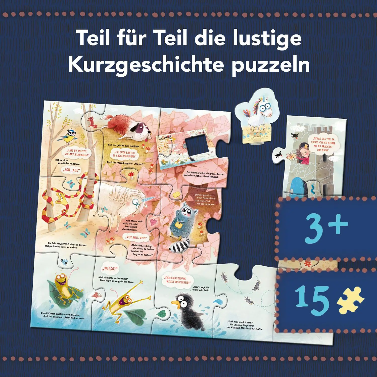 Bild: 4002051684808 | Mein erstes Story-Puzzle: Das NEINhorn - 15 Teile | Spiel | 684808