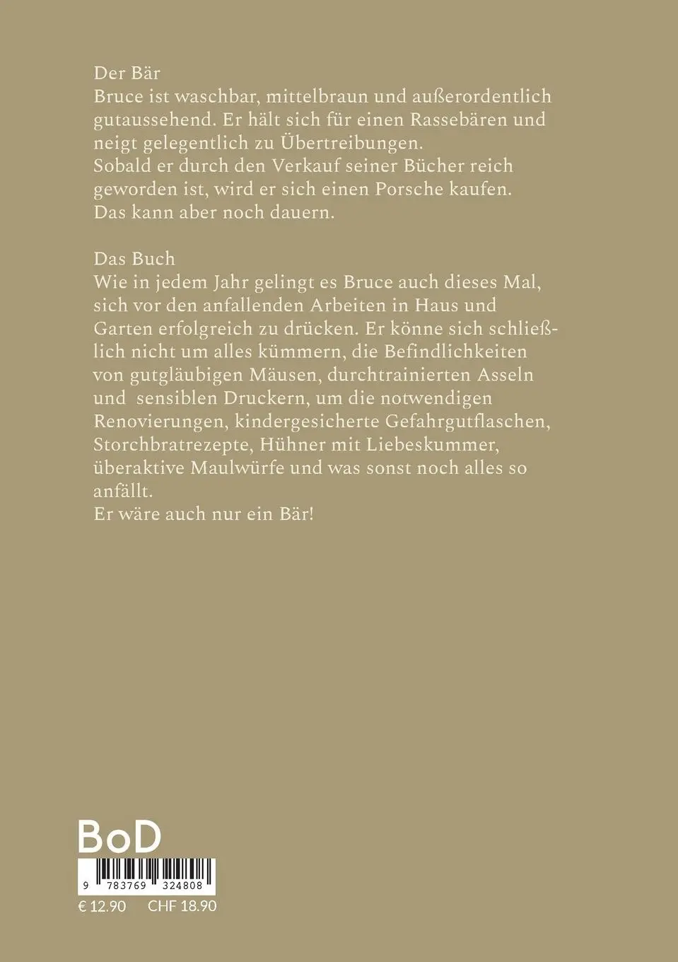 Rückseite: 9783769324808 | Bruce Held - Der Bär im Haus | Gitta Gampe | Taschenbuch | 120 S.