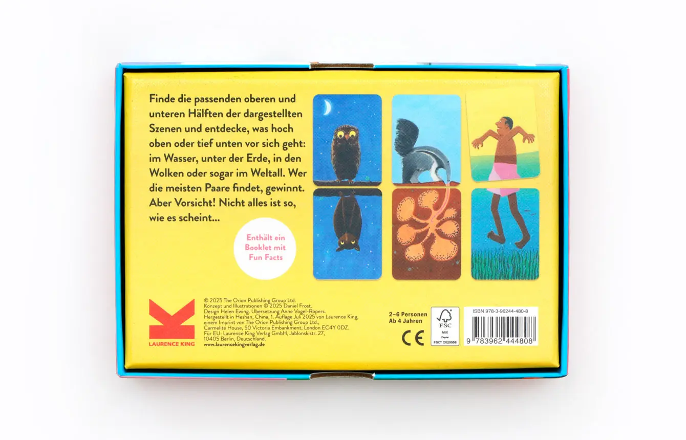 Bild: 9783962444808 | Oben &amp; unten | Ein Memo-Spiel | Saskia Gwinn | Spiel | Deutsch | 2025