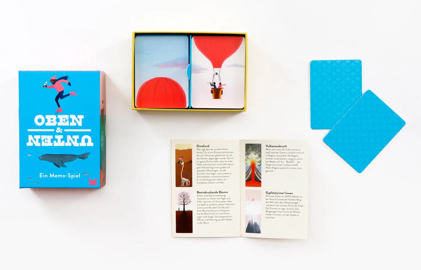 Bild: 9783962444808 | Oben &amp; unten | Ein Memo-Spiel | Saskia Gwinn | Spiel | Deutsch | 2025