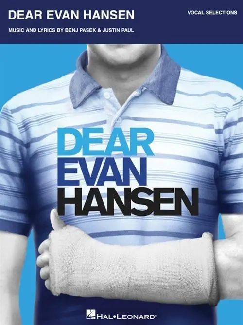 Dear Evan Hansen Vocal Selections Piano Voice & Guitar Book - Benj Pasek Justin Paul Kartoniert (TB)