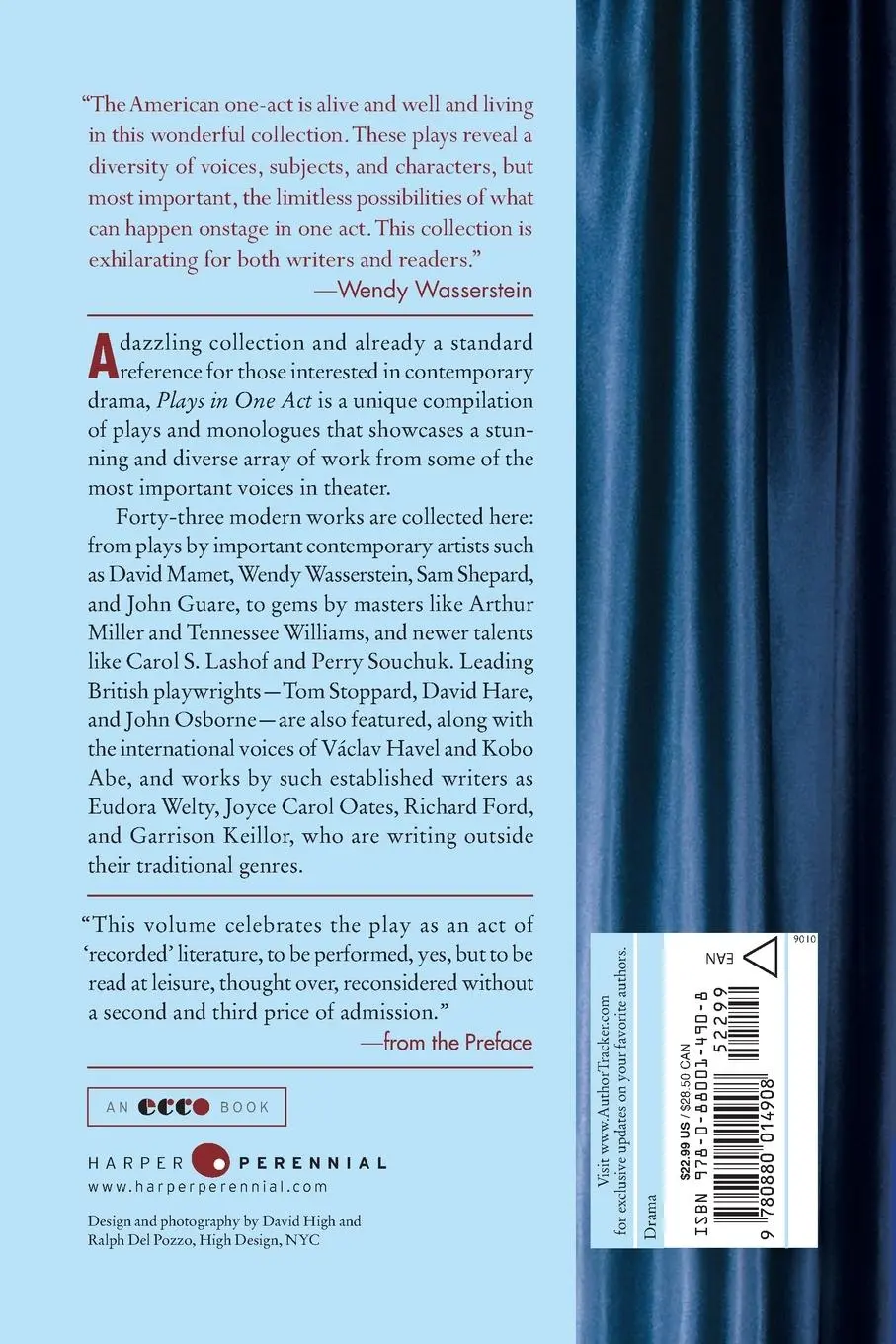 Rückseite: 9780880014908 | Plays in One Act | Dan Halpern | Taschenbuch | Englisch | 2005