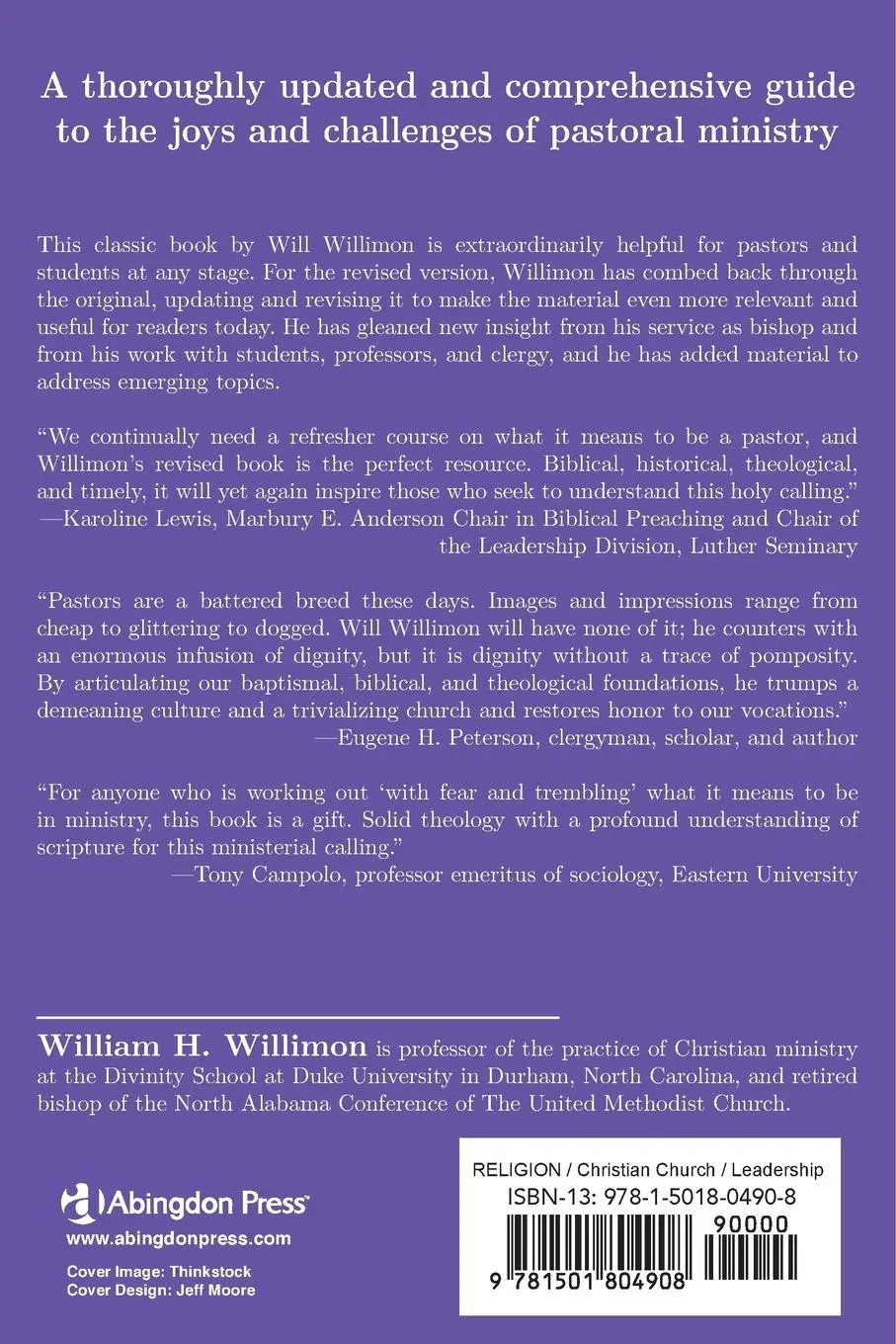 Rückseite: 9781501804908 | Pastor | William H Willimon | Taschenbuch | Englisch | 2015