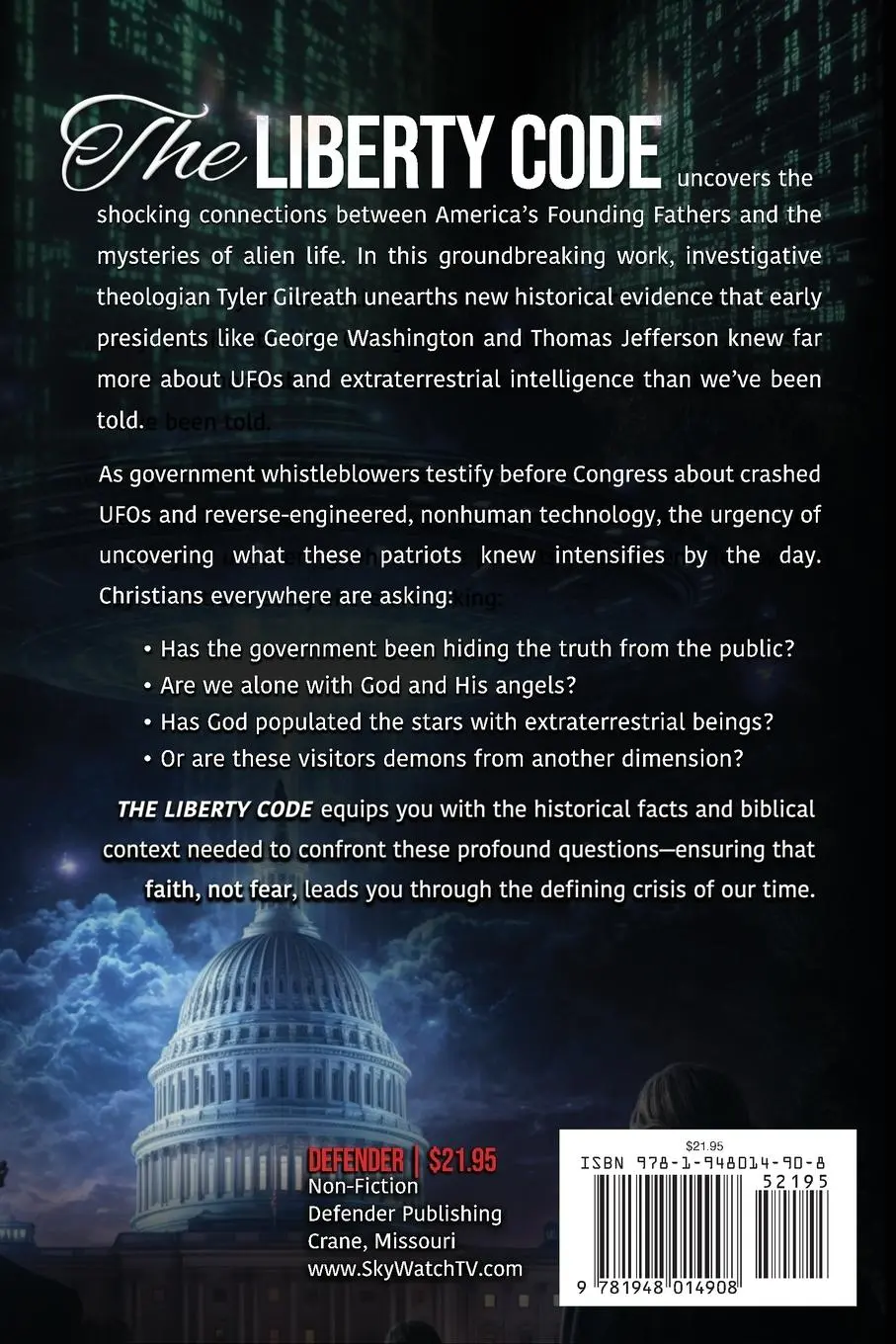 Rückseite: 9781948014908 | The Liberty Code | Tyler Gilreath | Taschenbuch | Englisch | 2025