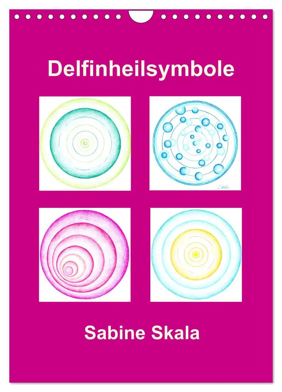Cover: 9783435994908 | Delfinheilsymbole (Wandkalender 2025 DIN A4 hoch), CALVENDO...