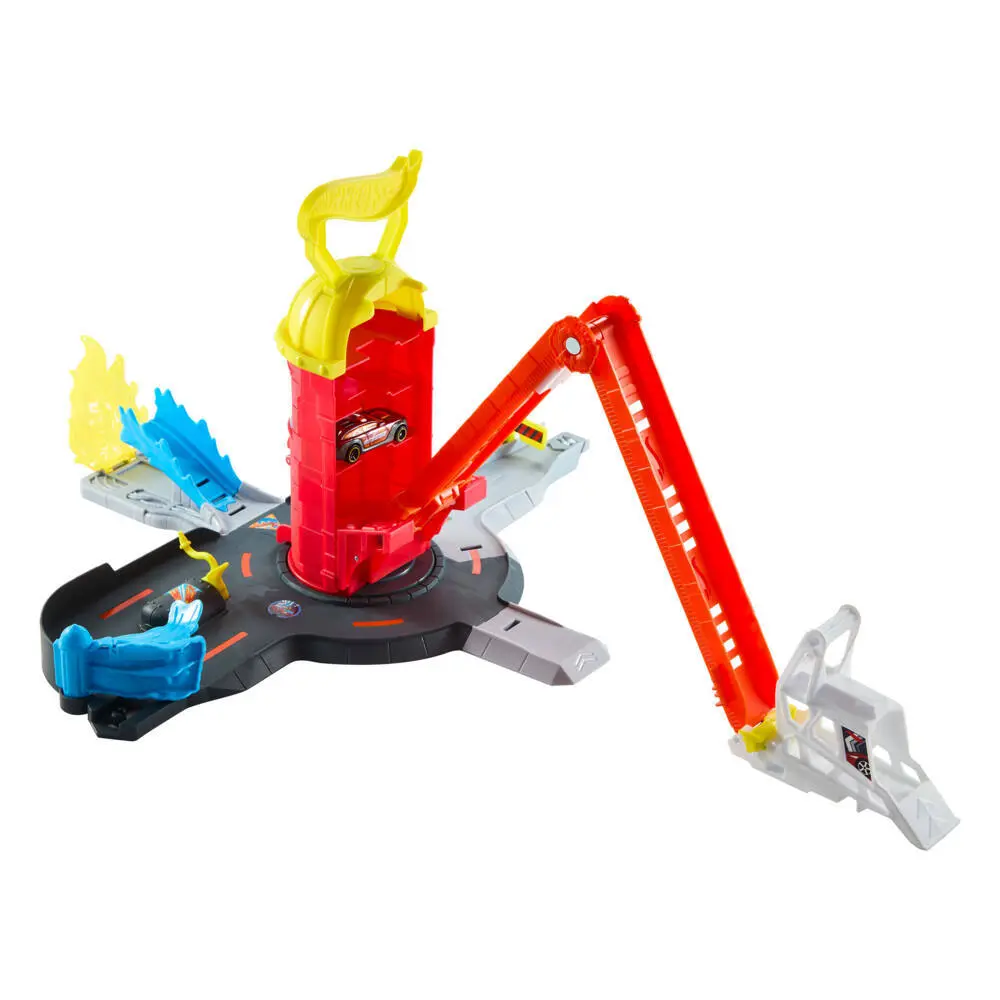 Bild: 194735335008 | Hot Wheels City Super Feuerwehrwache | Fensterkarton | JHL95 | Deutsch