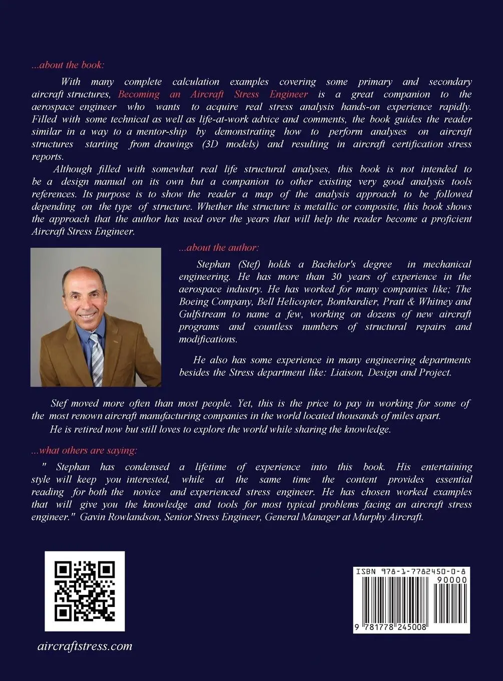 Rückseite: 9781778245008 | Becoming an Aircraft Stress Engineer | Stephane Couture | Buch | 2023
