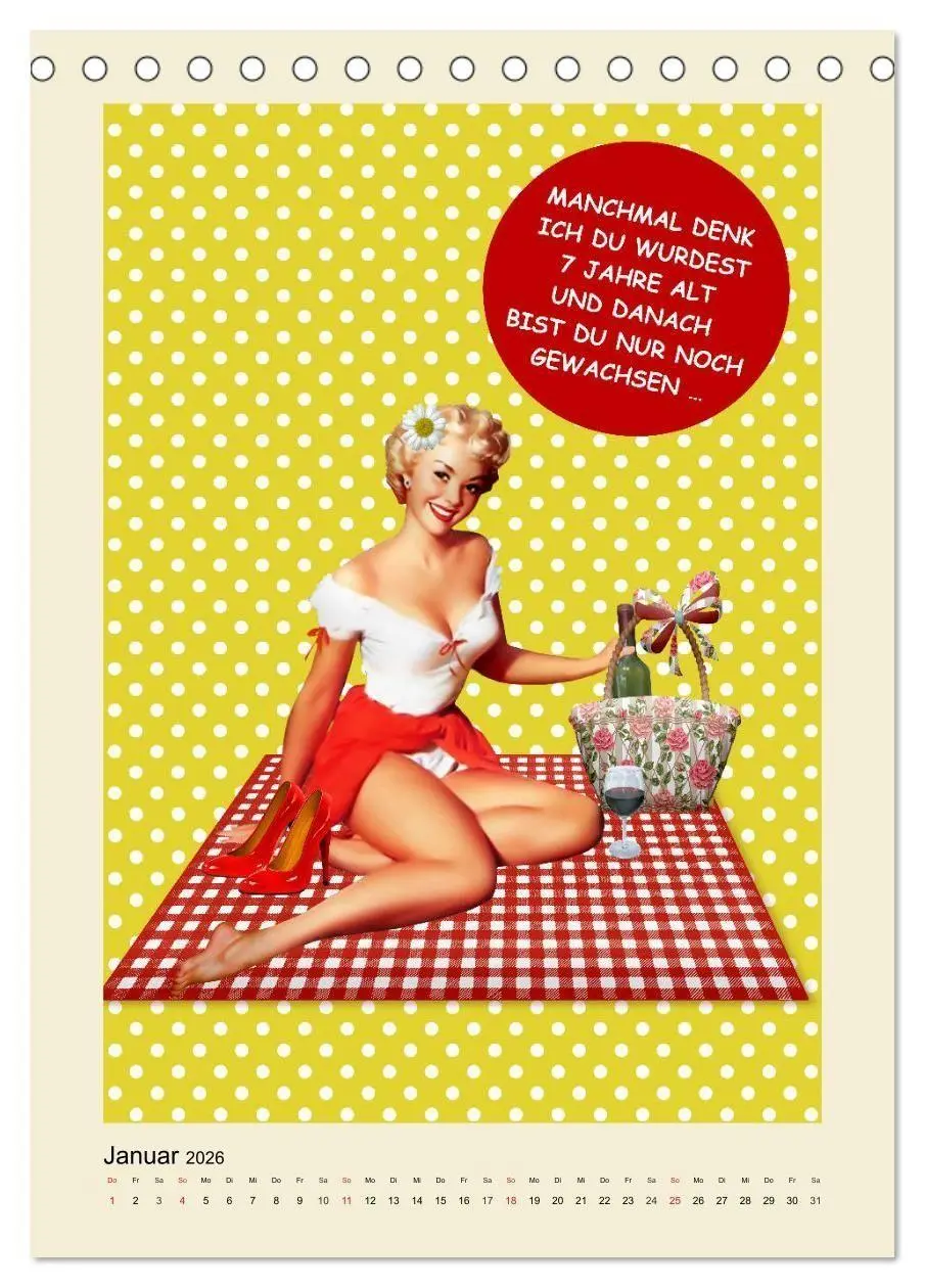 Bild: 9783516375008 | Loses Mundwerk im Pin-up Stil. Lustige Sprüche von Frau zu Mann...
