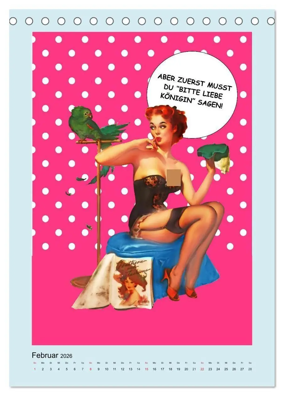 Bild: 9783516375008 | Loses Mundwerk im Pin-up Stil. Lustige Sprüche von Frau zu Mann...