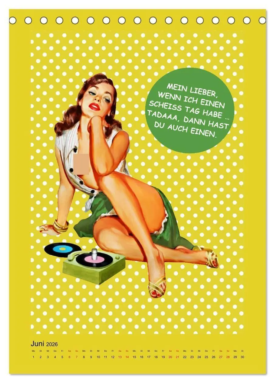 Bild: 9783516375008 | Loses Mundwerk im Pin-up Stil. Lustige Sprüche von Frau zu Mann...