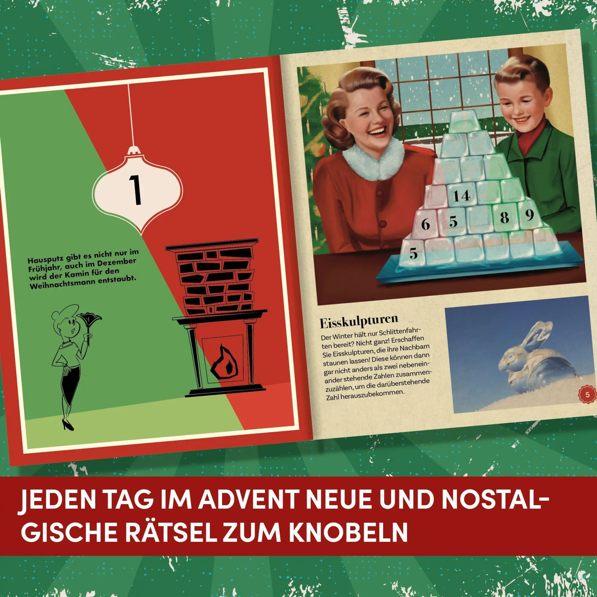 Bild: 9783735855008 | Das Rentner-Rätselbuch - Adventskalender | Stefan Heine | Taschenbuch