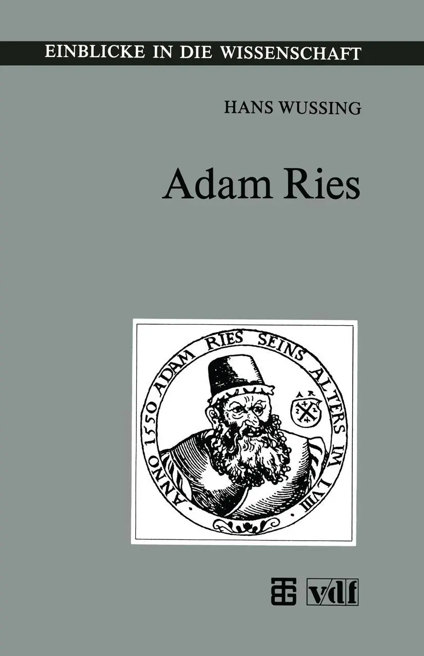 Cover: 9783815425008 | Adam Ries | Hans Wußing | Taschenbuch | 124 S. | Deutsch | 1992