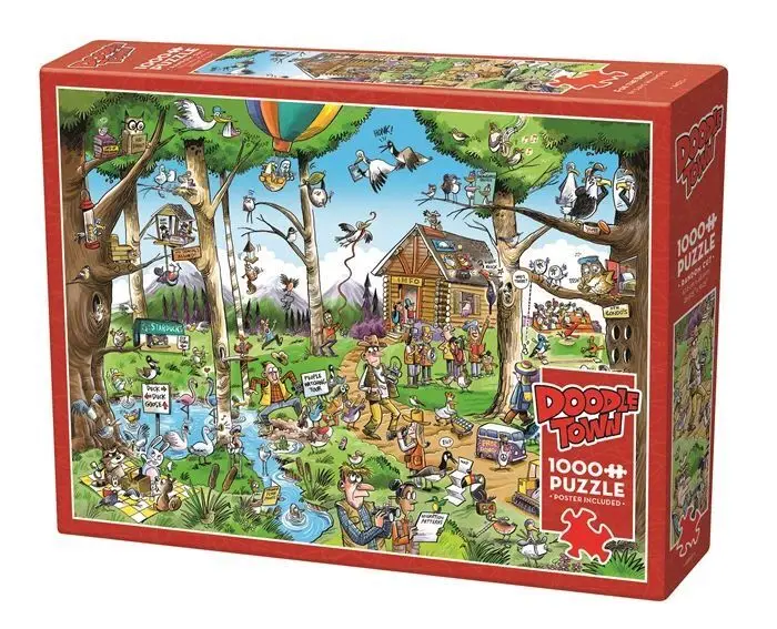 Cover: 625012445108 | COBBLE HILL PUZZLES - Verrückte Vogelwarte 1000 Teile | Spiel | 2025