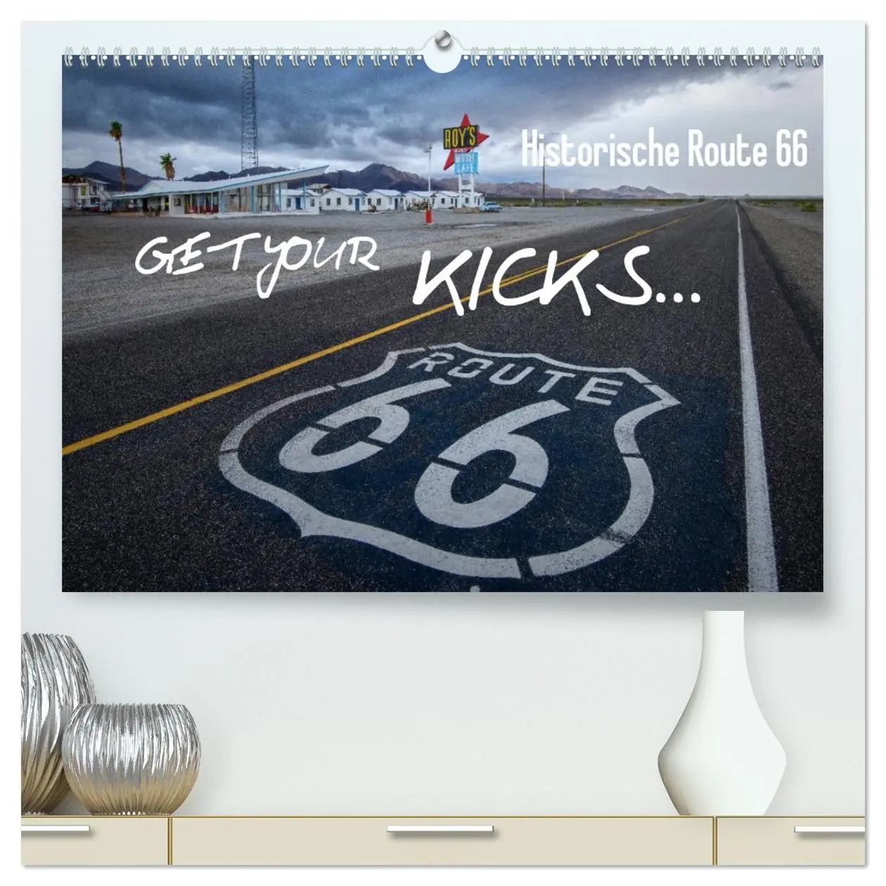 Cover: 9783457655108 | Route 66 (hochwertiger Premium Wandkalender 2026 DIN A2 quer),...