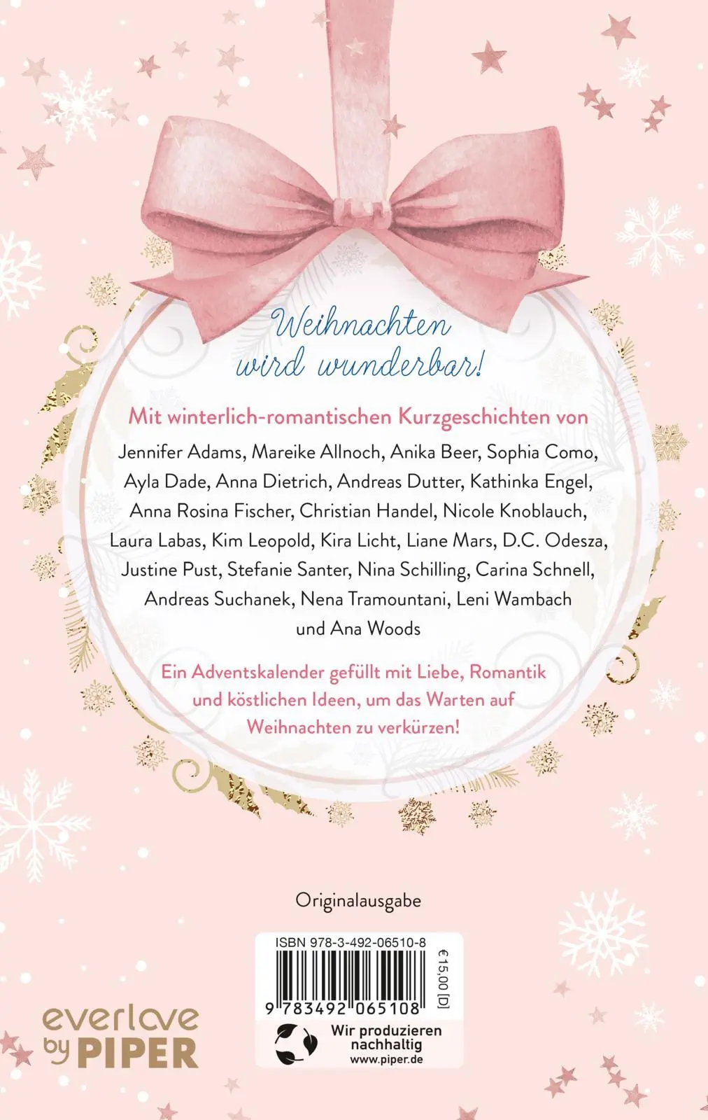 Rückseite: 9783492065108 | When Snowflakes Dance and Hearts Melt | Jennifer Adams (u. a.) | Buch