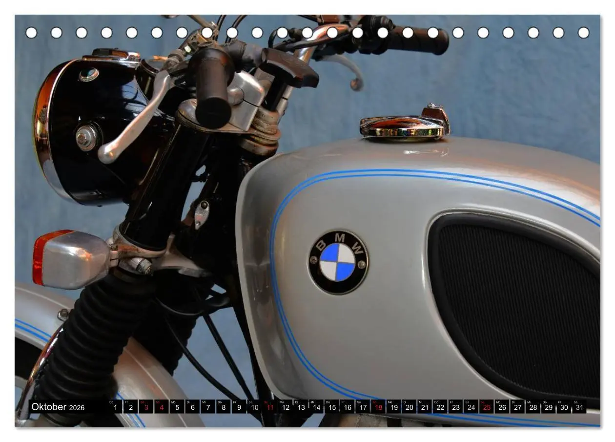 Bild: 9783516125108 | BMW R 60/5 (Tischkalender 2026 DIN A5 quer), CALVENDO Monatskalender