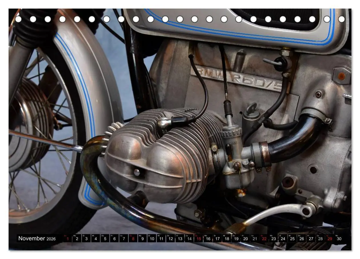 Bild: 9783516125108 | BMW R 60/5 (Tischkalender 2026 DIN A5 quer), CALVENDO Monatskalender
