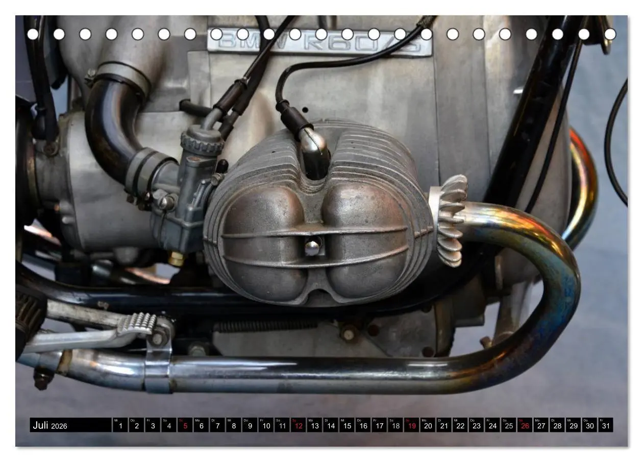 Bild: 9783516125108 | BMW R 60/5 (Tischkalender 2026 DIN A5 quer), CALVENDO Monatskalender