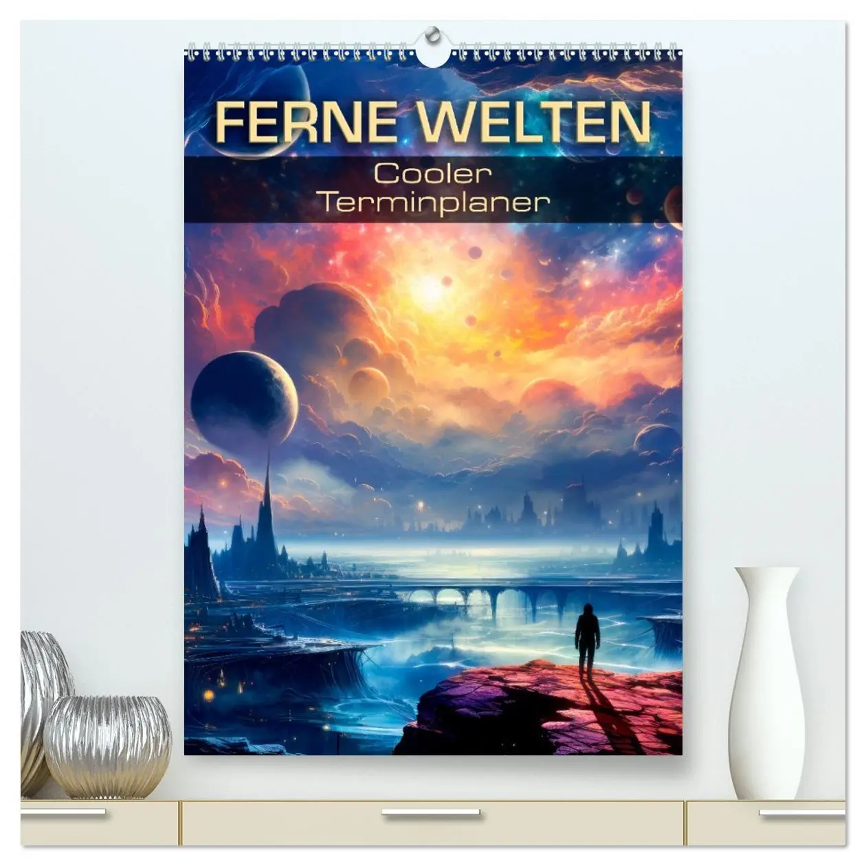 Cover: 9783516295108 | FERNE WELTEN Cooler Terminplaner (hochwertiger Premium Wandkalender...
