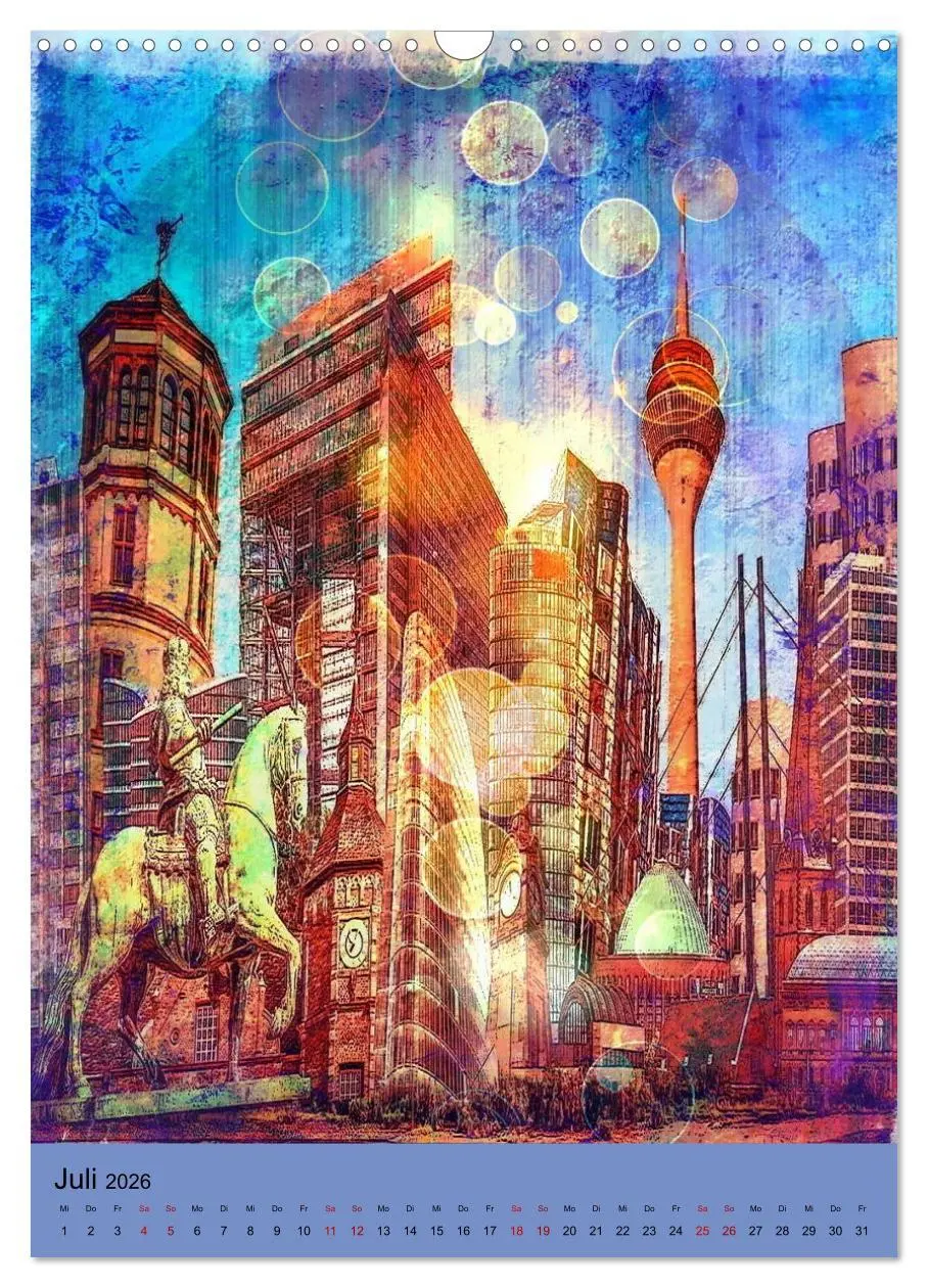 Bild: 9783516365108 | Düsseldorf die Stadt am Rhein (Wandkalender 2026 DIN A3 hoch),...