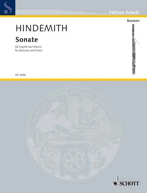 Cover: 9783795795108 | Sonate | Fagott und Klavier., Edition Schott | Paul Hindemith | 20 S.