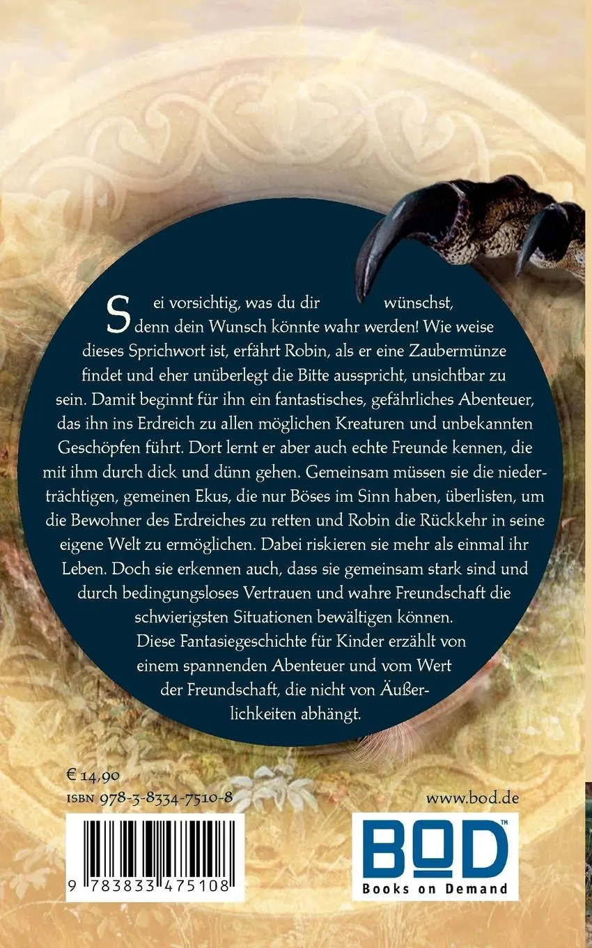 Rückseite: 9783833475108 | Zaubermünzen | Sandra Kessel | Taschenbuch | 200 S. | Deutsch | 2008