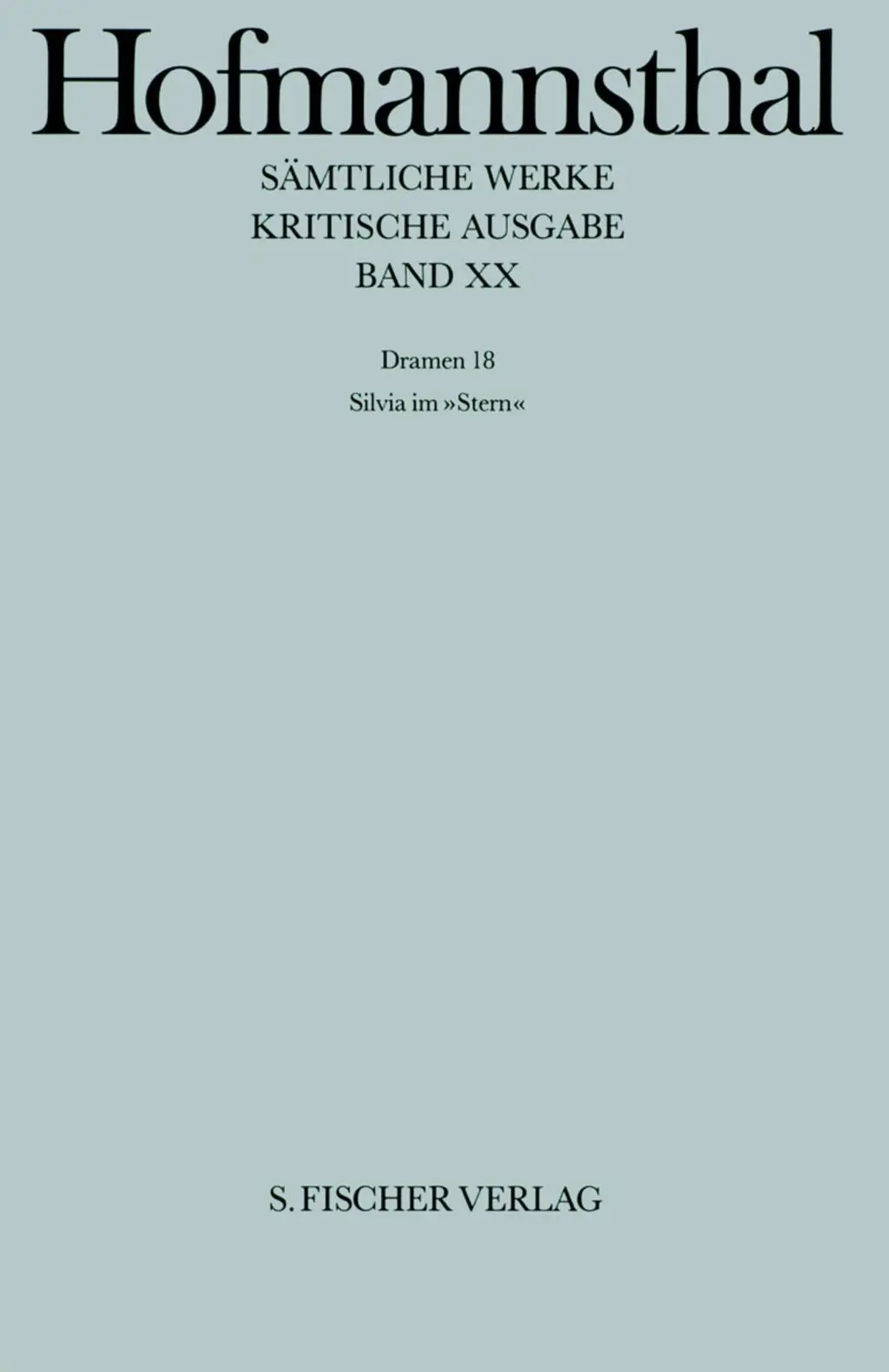 Cover: 9783107315208 | Dramen 18 | Hugo von Hofmannsthal | Buch | 304 S. | Deutsch | 1987