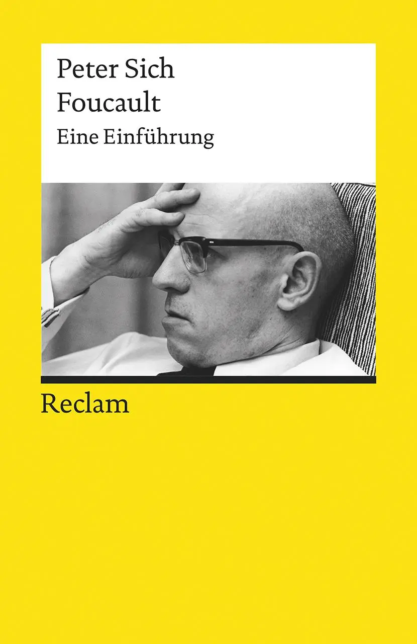 Cover: 9783150195208 | Foucault | Eine Einführung | Peter Sich | Taschenbuch | 180 S. | 2018