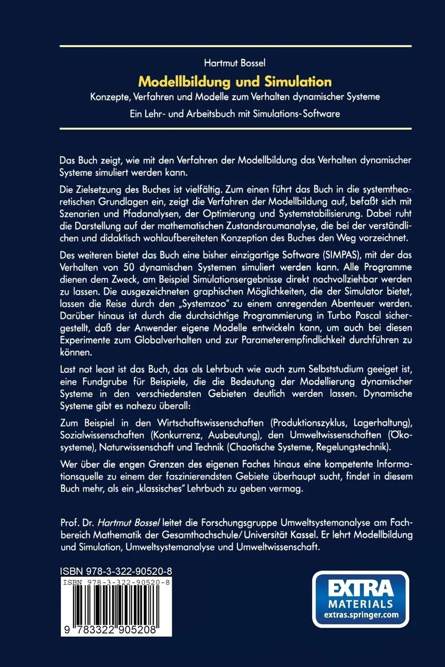 Rückseite: 9783322905208 | Modellbildung und Simulation | Hartmut Bossel | Taschenbuch | iv