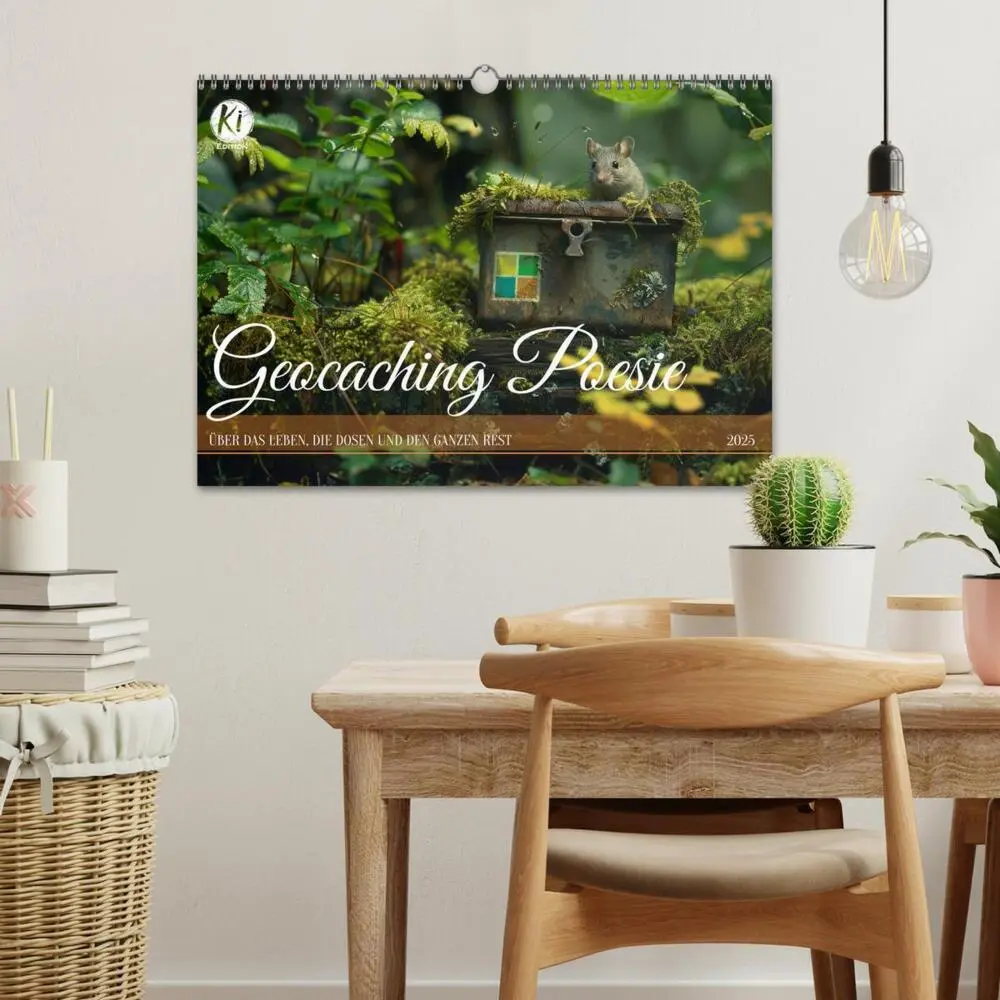Bild: 9783435245208 | Geocaching Poesie (Wandkalender 2025 DIN A3 quer), CALVENDO...