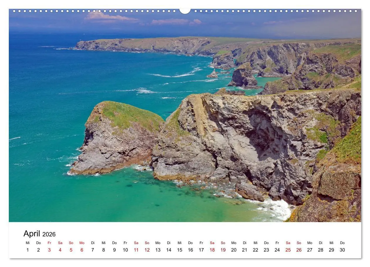 Bild: 9783457885208 | Cornwall und Wales (Wandkalender 2026 DIN A2 quer), CALVENDO...