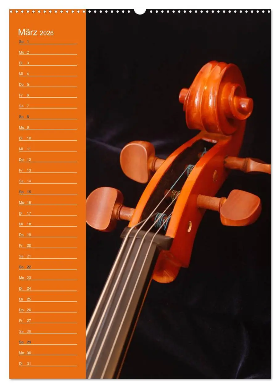 Bild: 9783516425208 | Geliebtes Cello (hochwertiger Premium Wandkalender 2026 DIN A2...