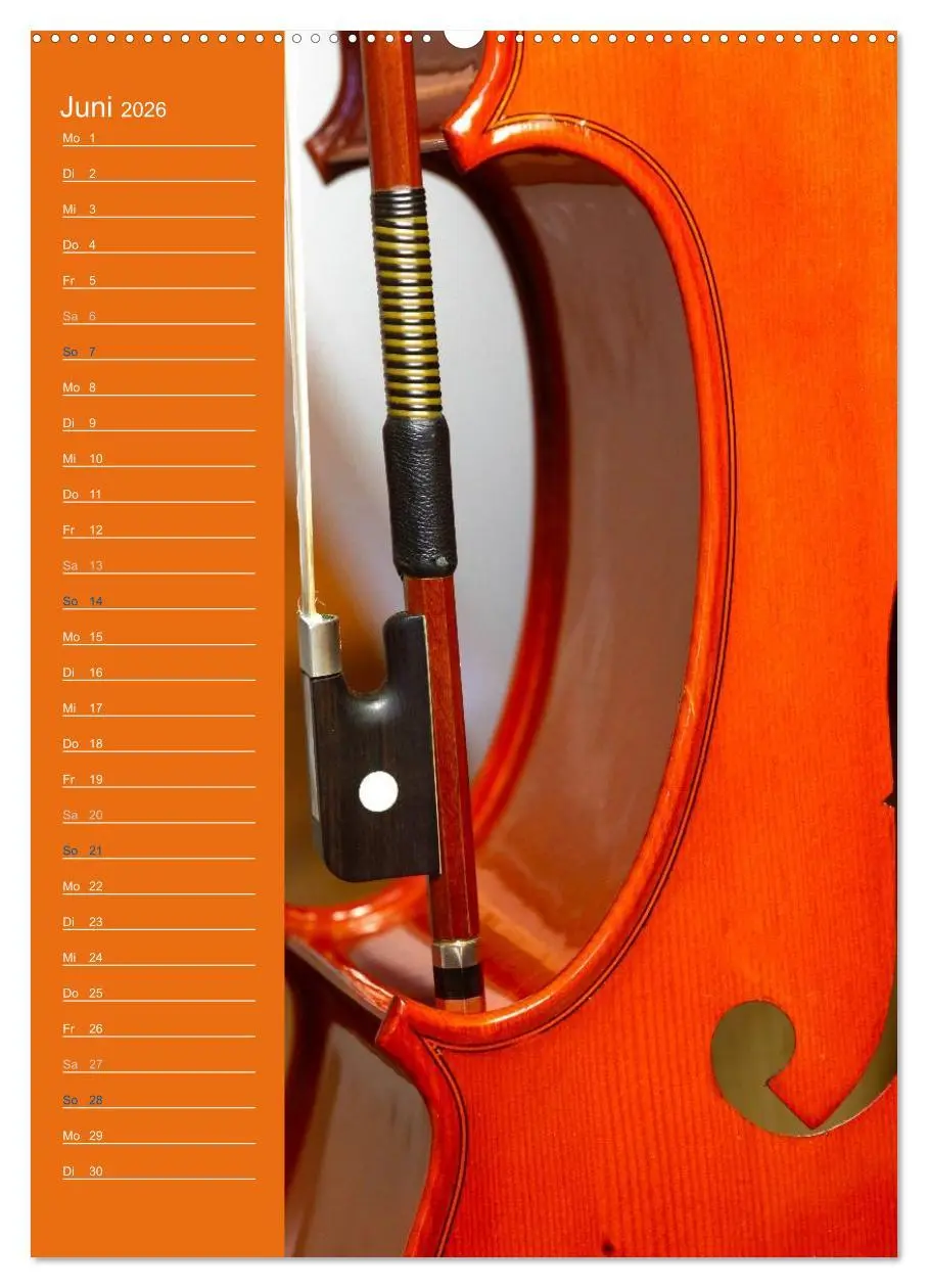 Bild: 9783516425208 | Geliebtes Cello (hochwertiger Premium Wandkalender 2026 DIN A2...