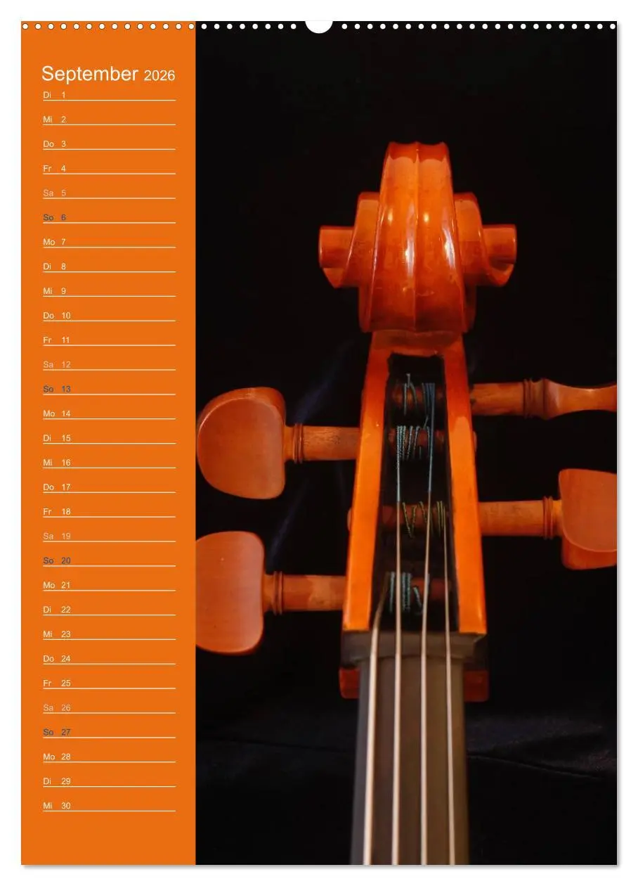 Bild: 9783516425208 | Geliebtes Cello (hochwertiger Premium Wandkalender 2026 DIN A2...