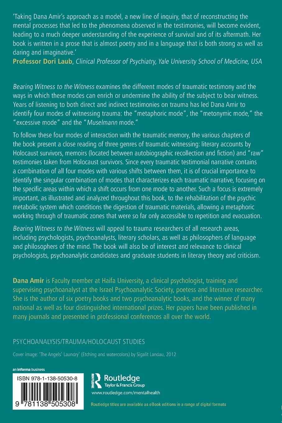 Rückseite: 9781138505308 | Bearing Witness to the Witness | Dana Amir | Taschenbuch | Englisch