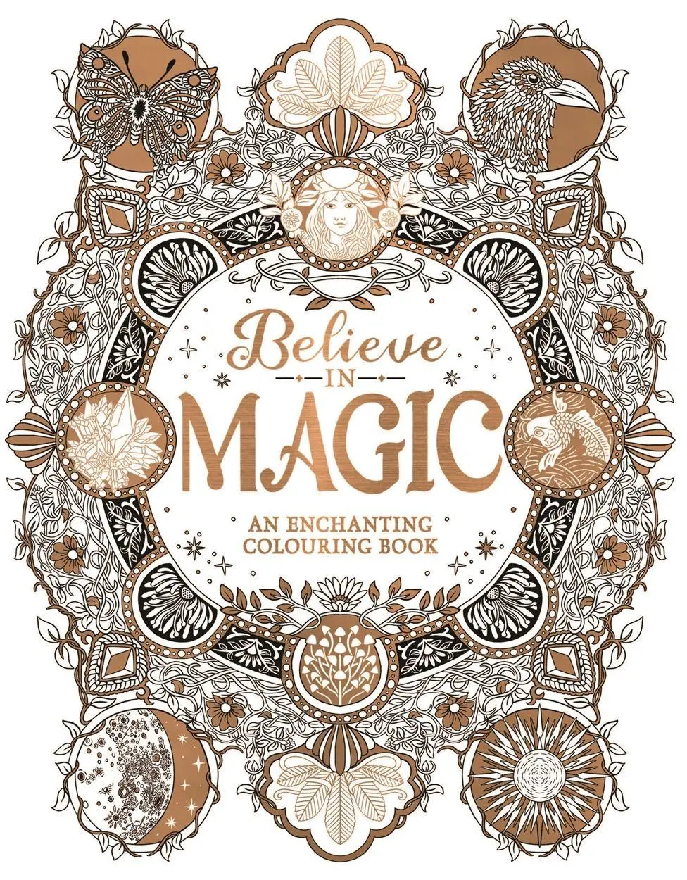 Cover: 9781912785308 | Believe in Magic | An enchanting colouring book for your inner witch