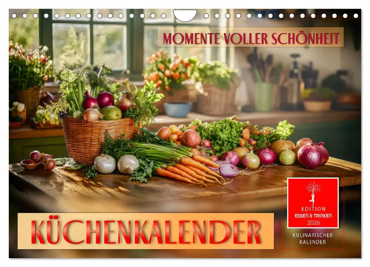 Cover: 9783457255308 | Küchenkalender - Momente voller Schönheit (Wandkalender 2026 DIN A4...