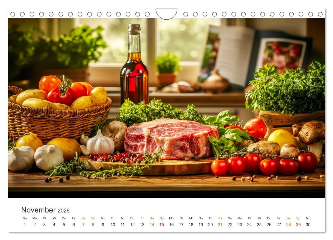 Bild: 9783457255308 | Küchenkalender - Momente voller Schönheit (Wandkalender 2026 DIN A4...