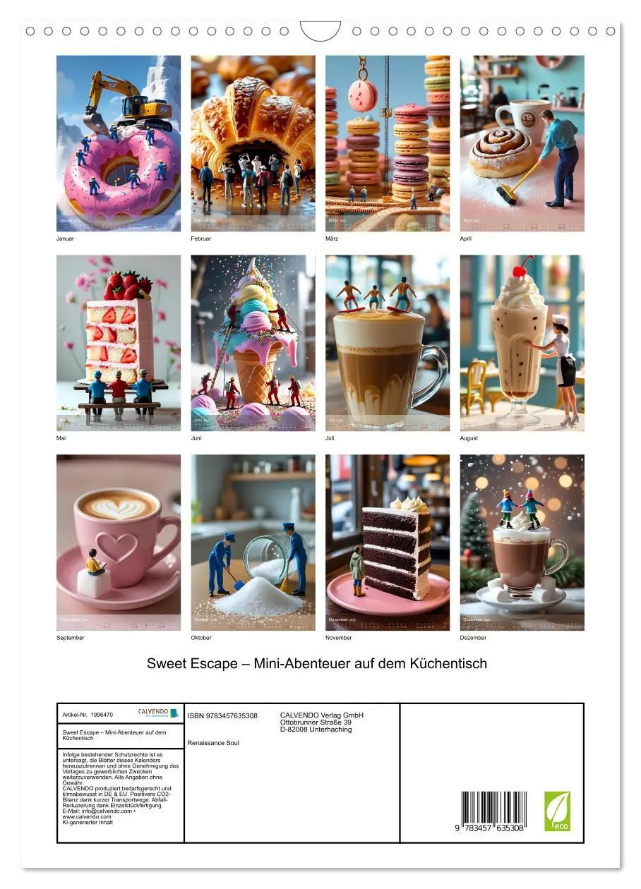 Bild: 9783457635308 | Sweet Escape - Mini-Abenteuer auf dem Küchentisch (Wandkalender...